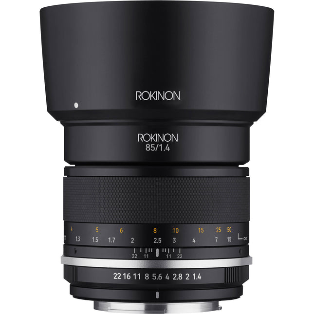 Rokinon 85mm f1.4 Series II Objetivo para Nikon F con Montura F y Apertura f1.4-22