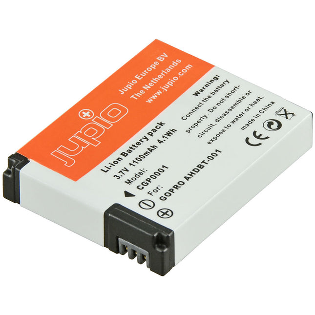 Jupio Batería Litio Ion para GoPro HD HERO 3.7V 1100mAh Memoria Libre