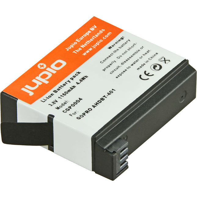 Batería Jupio para GoPro HERO4 3.8V 1160mAh Pack Litio Ion