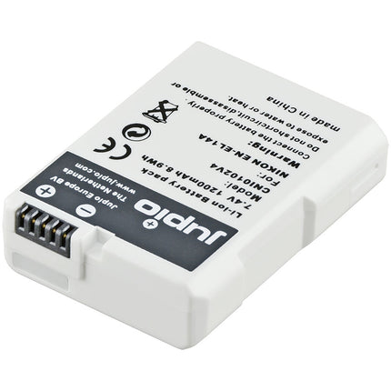 Jupio EN-EL14A Batería de 7.4V 1200mAh para Nikon con 3 Años Garantía