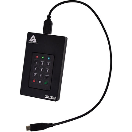 Apricorn 16TB Aegis Fortress L3 SSD portátil cifrada 5 Gb/s con teclado PIN
