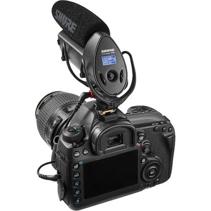 Shure VP83F LensHopper Micrófono Shotgun con Grabador Audio WAV 10 Horas Batería