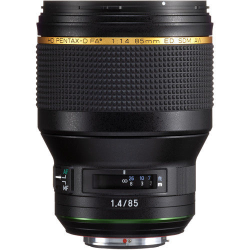 Pentax HD PENTAX-D FA* 85mm f1.4 lente K-Mount formato completo resistente al clima