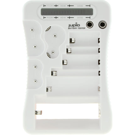 Jupio Probador de Baterías Compatible con 13 Modelos Pantalla LCD