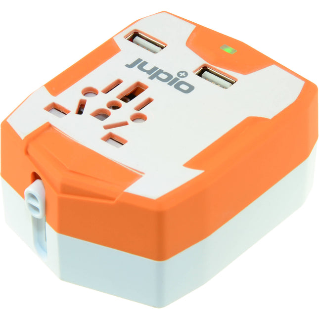 Jupio PowerVault 6000 Batería portátil y adaptador de viaje 6000mAh 2 puertos USB
