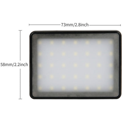 ANDYCINE 35-LED Luz Mini para Cámara 700 Lúmenes Batería LP-E6/E6N