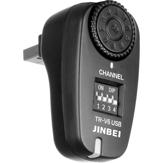 Jinbei TR-V6 Receptor USB para disparador flash digital 2.4 GHz 16 canales