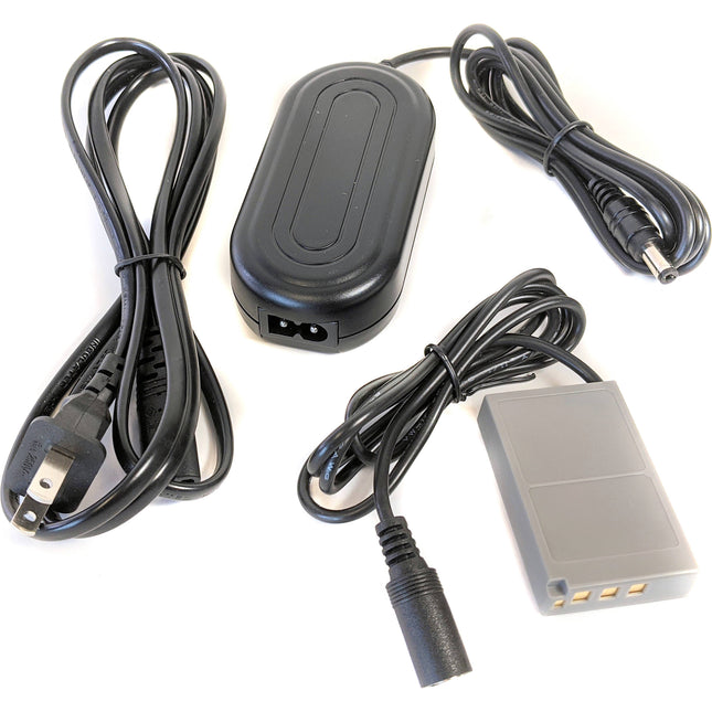 Bescor BLS50 Kit de batería dummy y adaptador AC para Olympus OM-D E-M5 III E-M10 II III