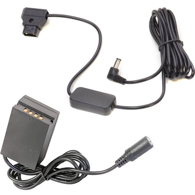 Bescor NP-T125 Adaptador de Acoplador de Batería D-Tap para FUJIFILM GFX 50R 50S 100
