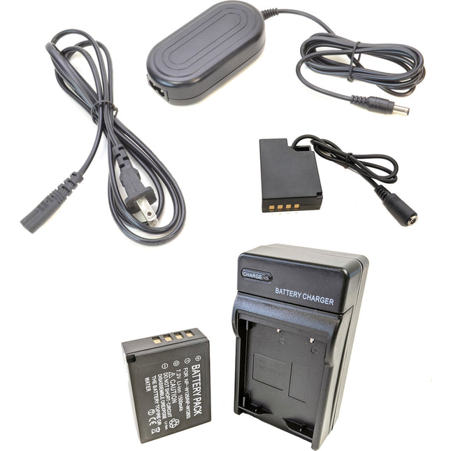 Bescor NPW126S Kit de batería cargador acoplador y adaptador para cámaras FUJIFILM X-T3 X-T20 X-T30 X-T100 X-T200 X100V