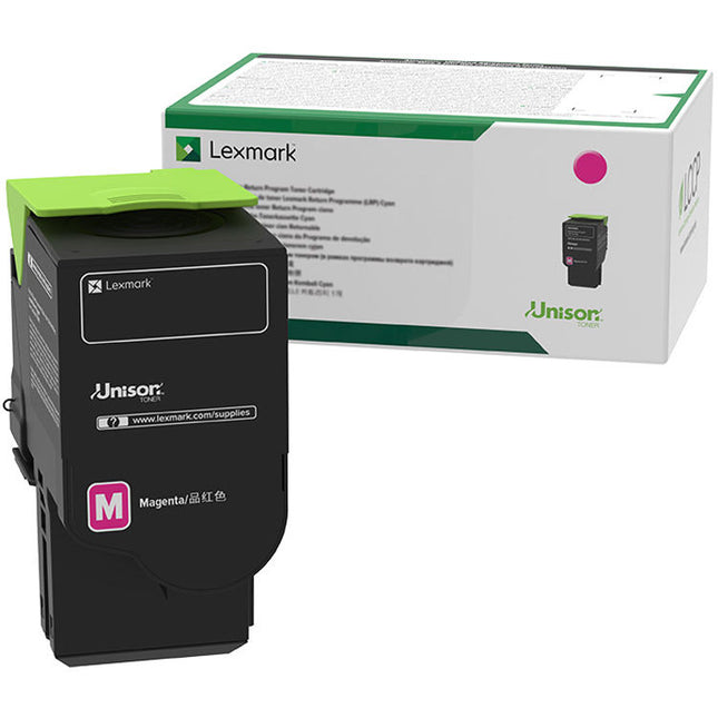 Lexmark C241XM0 Cartucho de tóner magenta alto rendimiento 3500 páginas para impresoras láser color selectas