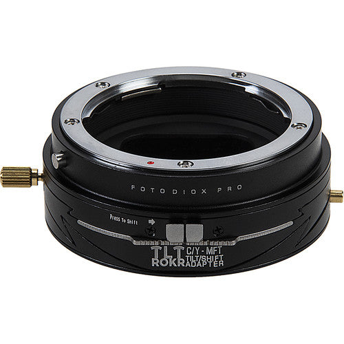 FotodioX Pro TLT ROKR Adaptador Tilt Shift para Lentes Contax Yashica a FUJIFILM G Mount