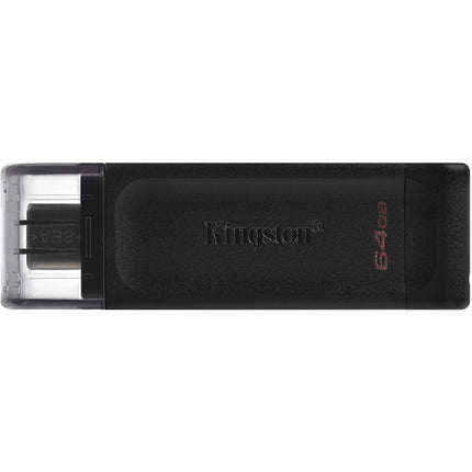 Kingston 64GB DataTraveler 70 USB 3.2 Gen 1 Tipo C Unidad Flash con Tapón Removible