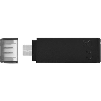 Kingston 64GB DataTraveler 70 USB 3.2 Gen 1 Tipo C Unidad Flash con Tapón Removible