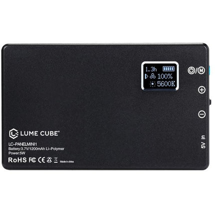 Lume Cube Panel Mini luz LED portátil batería integrada difusor blanco