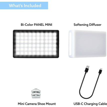 Lume Cube Panel Mini luz LED portátil batería integrada difusor blanco