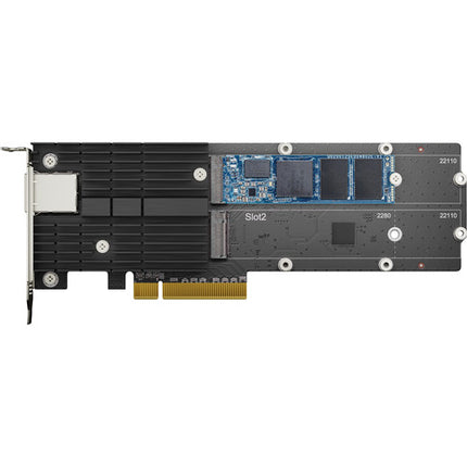 Synology E10M20-T1 Adaptador Combo SSD M.2 Dual 2280 22110 y 10GbE PCIe 3.0 x8