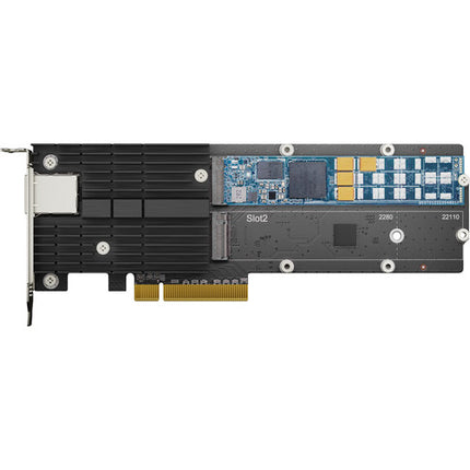 Synology E10M20-T1 Adaptador Combo SSD M.2 Dual 2280 22110 y 10GbE PCIe 3.0 x8