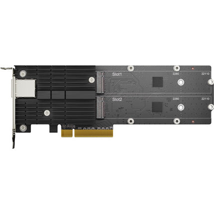 Synology E10M20-T1 Adaptador Combo SSD M.2 Dual 2280 22110 y 10GbE PCIe 3.0 x8