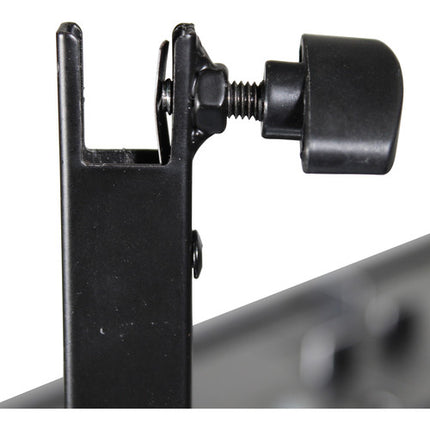 ProX Soporte para Auriculares DJ con Barra Giratoria de 12 Pulgadas y Clamp para Flight Cases