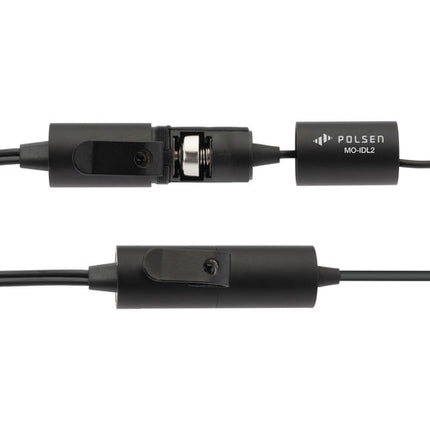 Polsen MO-IDL1-MK2 Micrófono Lavalier Omnidireccional para DSLR Smartphones 20 pies cable batería incluida