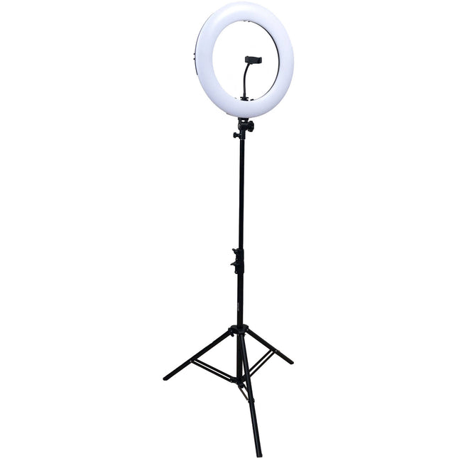 Dracast Halo Plus Series 180 Luz LED Circular Bicolor 19" 2700-5600K CRI 96+ Kit con Soporte