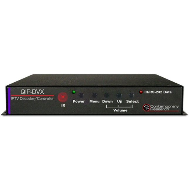 Contemporary Research QIP-DVX Decodificador IPTV hasta 1080p60 con IR Emitter