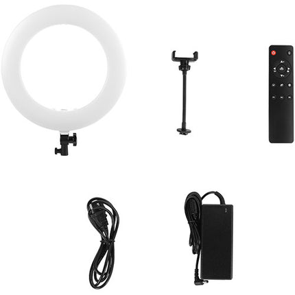 Dracast Halo Plus Series 180 Luz LED Circular Bicolor 19" 2700-5600K CRI 96+ Kit con Soporte