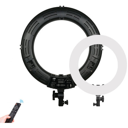 Dracast Halo Plus Series 180 Luz LED Circular Bicolor 19" 2700-5600K CRI 96+ Kit con Soporte