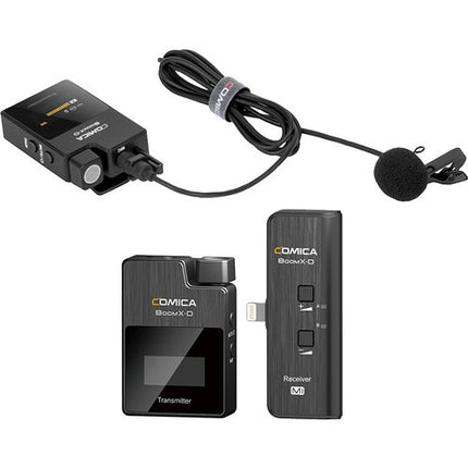 Comica Audio BoomX-D MI2 Sistema Micrófono Digital Inalámbrico Ultracompacto 2 Canales 5 Horas Batería Recargable