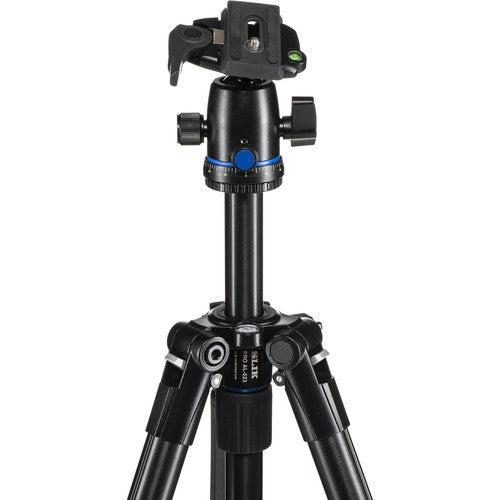 SLIK PRO AL-523BH5 Kit de Trípode Aluminio con Cabezal de Bola PBH-535AS carga 5 kg altura 167 cm