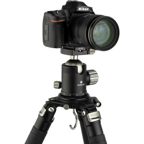 Robus RTH-1050 Cabezal esférico triple acción capacidad 25 kg altura 5 pulgadas con placa rápida