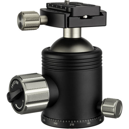 Robus RTH-1050 Cabezal esférico triple acción capacidad 25 kg altura 5 pulgadas con placa rápida
