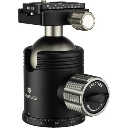 Robus RTH-1050 Cabezal esférico triple acción capacidad 25 kg altura 5 pulgadas con placa rápida