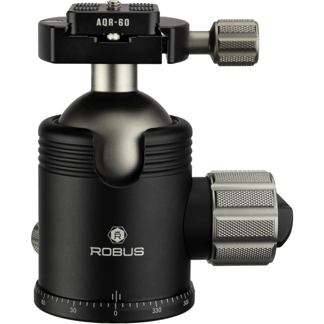 Robus RTH-1050 Cabezal esférico triple acción capacidad 25 kg altura 5 pulgadas con placa rápida