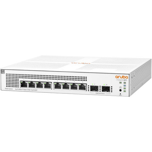 HPE Networking Instant On 1930 Switch Gestionado 8 Puertos Gigabit PoE+ 124W 2 SFP