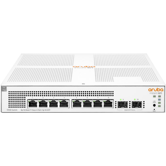 HPE Networking Instant On 1930 Switch Gestionado 8 Puertos Gigabit PoE+ 124W 2 SFP