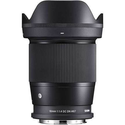 Sigma 16mm f1.4 DC DN Lente Contemporáneo APS-C con motor AF y diafragma f1.4