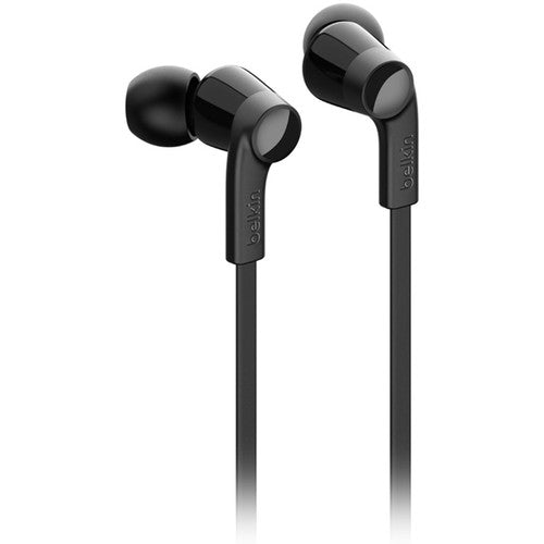 Belkin RockStar Auriculares In-Ear con Conector Lightning Negro Cable Antienredos Microfono