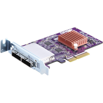 QNAP Adaptador Host SATA III 2 Puertos SFF-8088 PCIe 3.0 x4 32 Gb/s
