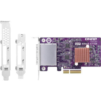 QNAP Adaptador Host SATA III 2 Puertos SFF-8088 PCIe 3.0 x4 32 Gb/s