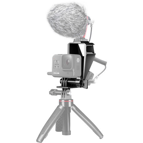 Ulanzi Soporte Plegable Vlog Selfie para GoPro HERO5/6/7/8 con 3 Zapatas Frías y Espejo Acrílico