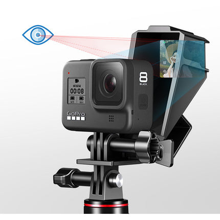 Ulanzi Soporte Plegable Vlog Selfie para GoPro HERO5/6/7/8 con 3 Zapatas Frías y Espejo Acrílico