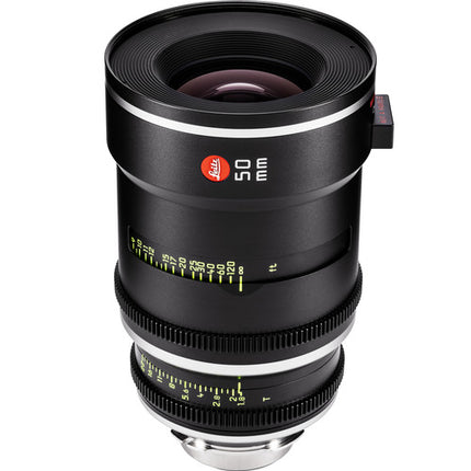 Leitz Cine Prime 50mm Objetivo con Montura PL Apertura T1.8-T22 y Iris 15 Lamas