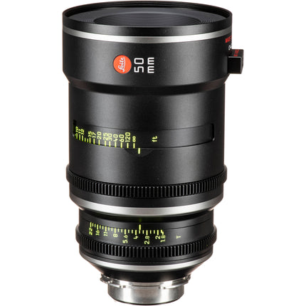 Leitz Cine Prime 50mm Objetivo con Montura PL Apertura T1.8-T22 y Iris 15 Lamas