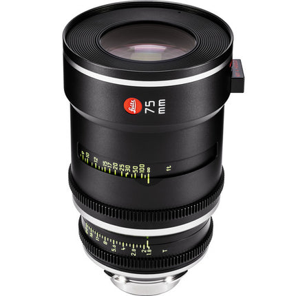 Leitz Cine Prime 75mm Objetivo PL Mount con Iris T1.8 a T22 y Enfoque 270°