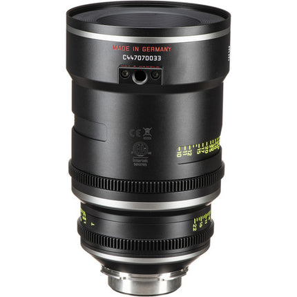 Leitz Cine Prime 50mm Objetivo con Montura PL Apertura T1.8-T22 y Iris 15 Lamas