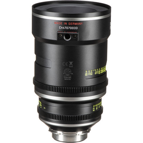 Leitz Cine Prime 50mm Objetivo con Montura PL Apertura T1.8-T22 y Iris 15 Lamas