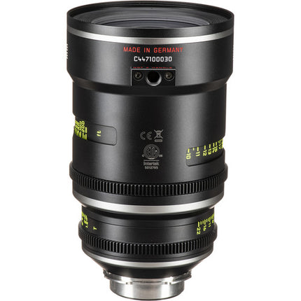 Leitz Cine Prime 100mm Lens Lente Cine T1.8-T22 Internal Focus Design