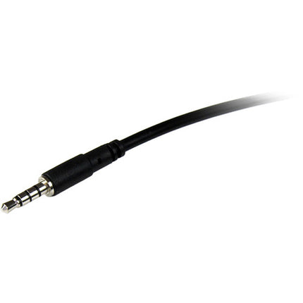StarTech Cable Extensor de Auriculares 3.5mm TRRS 2m con Conectores Moldeados
